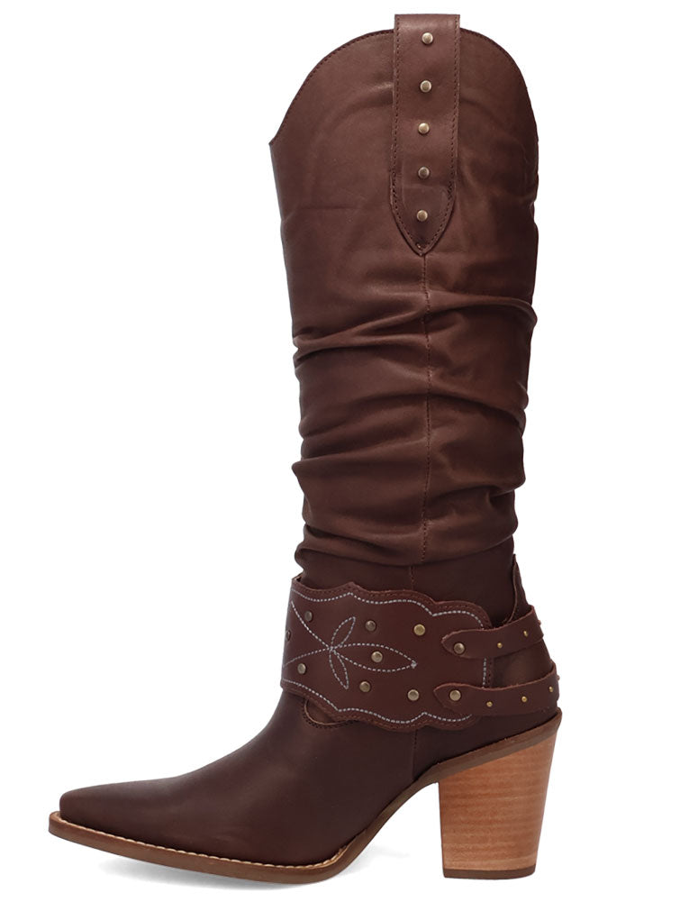 Dingo Women's Grit N' Grace Harness Knee-High Boot