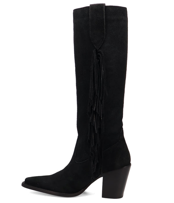 Dingo Women's Twister Fringe Leather Knee-High Boot