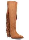 Dingo Women's Twister Fringe Leather Knee-High Boot