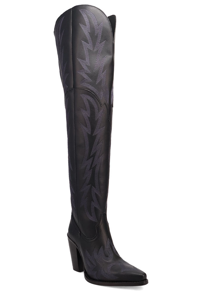 Dingo Women's Diva Leather Thigh-High Boot