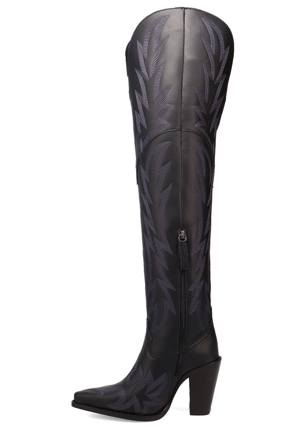 Dingo Women's Diva Leather Thigh-High Boot