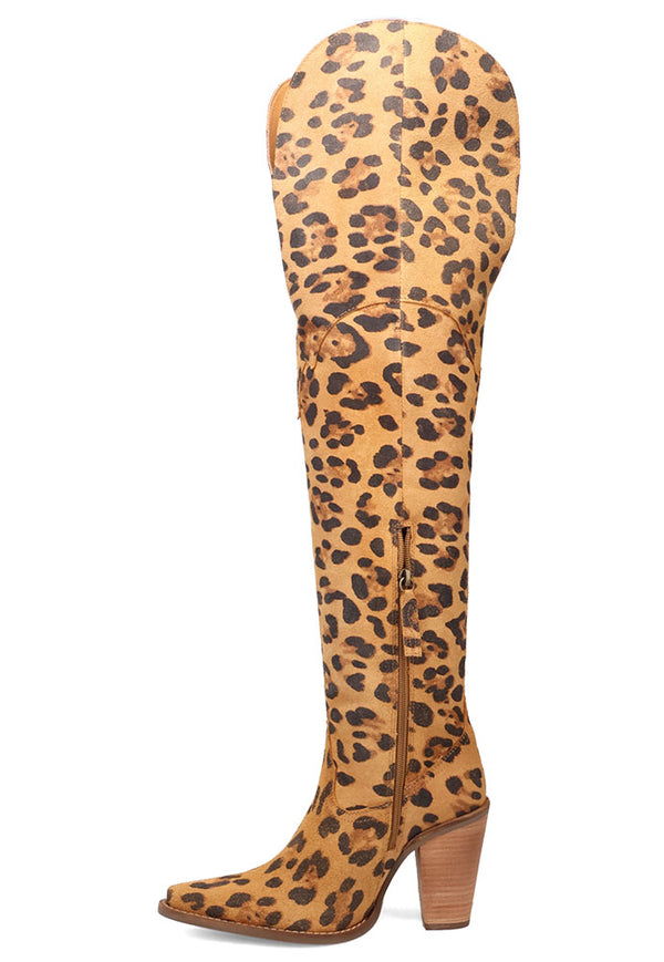 Dingo Women's Diva Leather Thigh-High Boot