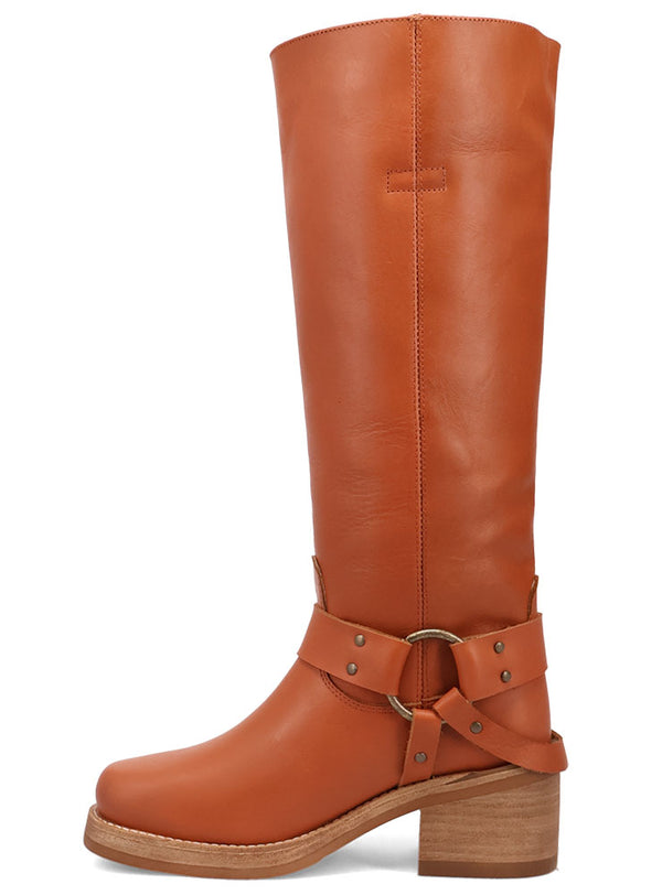 Dingo Women's Casbah Harness Leather Knee High Boot