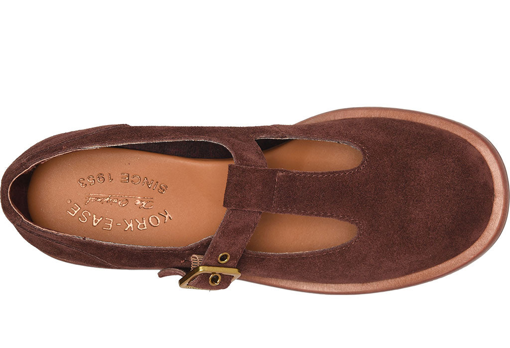 Kork-Ease Women's Jesse Leather T-Strap Mary Jane