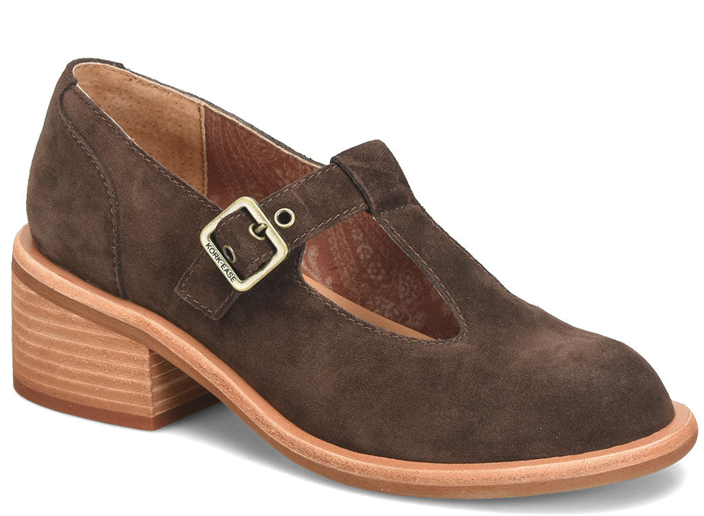 Kork-Ease Women's Jesse Leather T-Strap Mary Jane