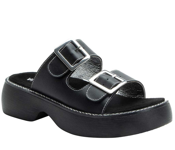 Alegria Women's Iza Slip-Resistant Retro Slide Sandals