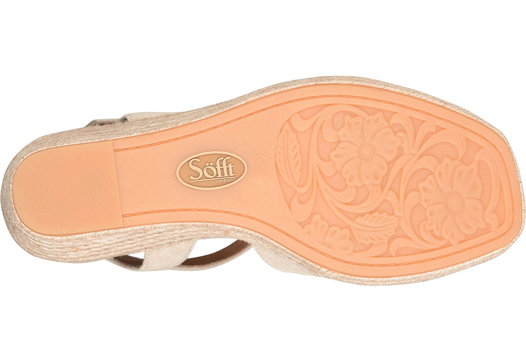 Sofft Women's Norma Slip-Resistant Espadrille Wedge