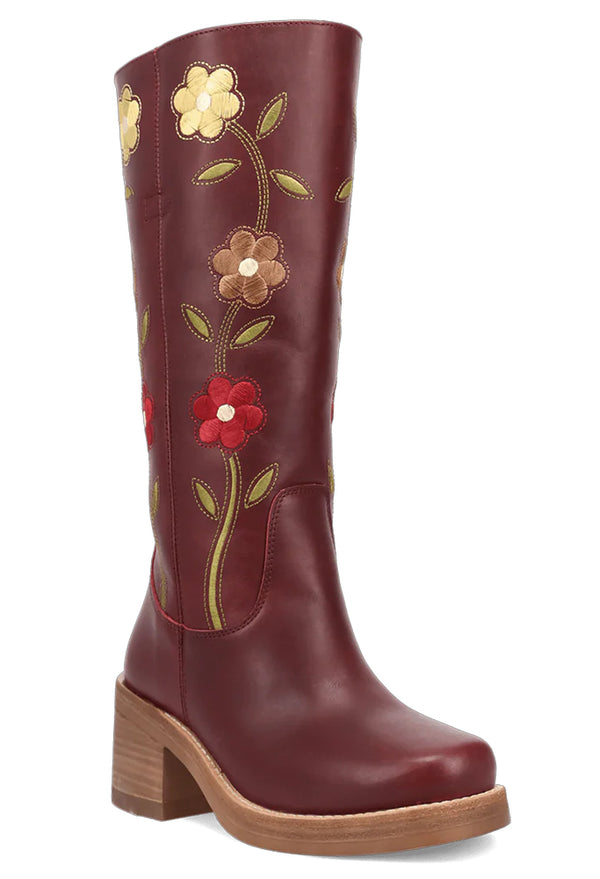 Dingo Women's Bloom Embroidered Western Boot
