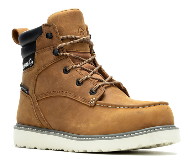 Wolverine Men's Trade Wedge 6 Inch Steel Moc Toe WP