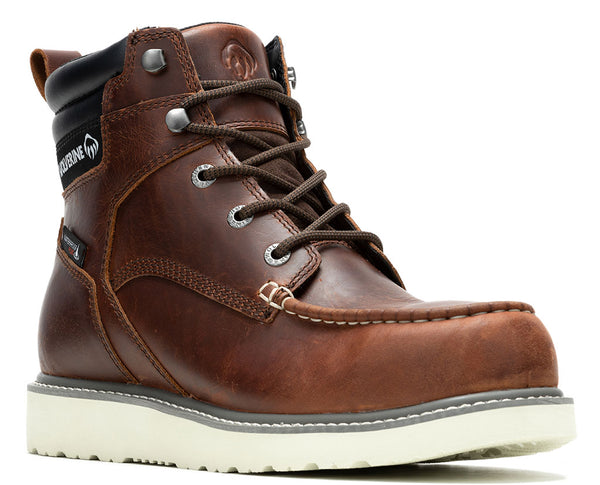Wolverine Men's Trade Wedge 6 Inch Steel Moc Toe WP