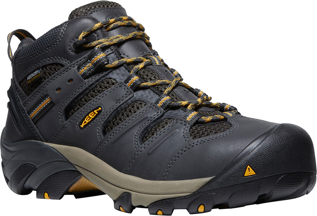 KEEN Utility Men'sLansing Mid Waterproof Steel Toe