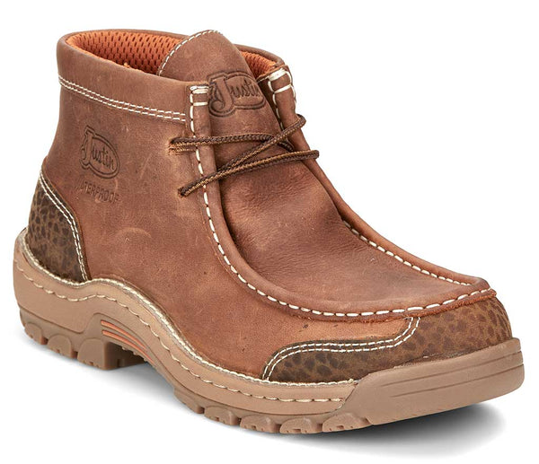Justin Men's Crafton 4 Inch WP Work Mocc
