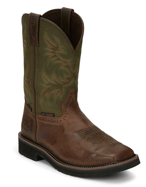 Justin Men's Keavan 11 In WP ST Met Guard