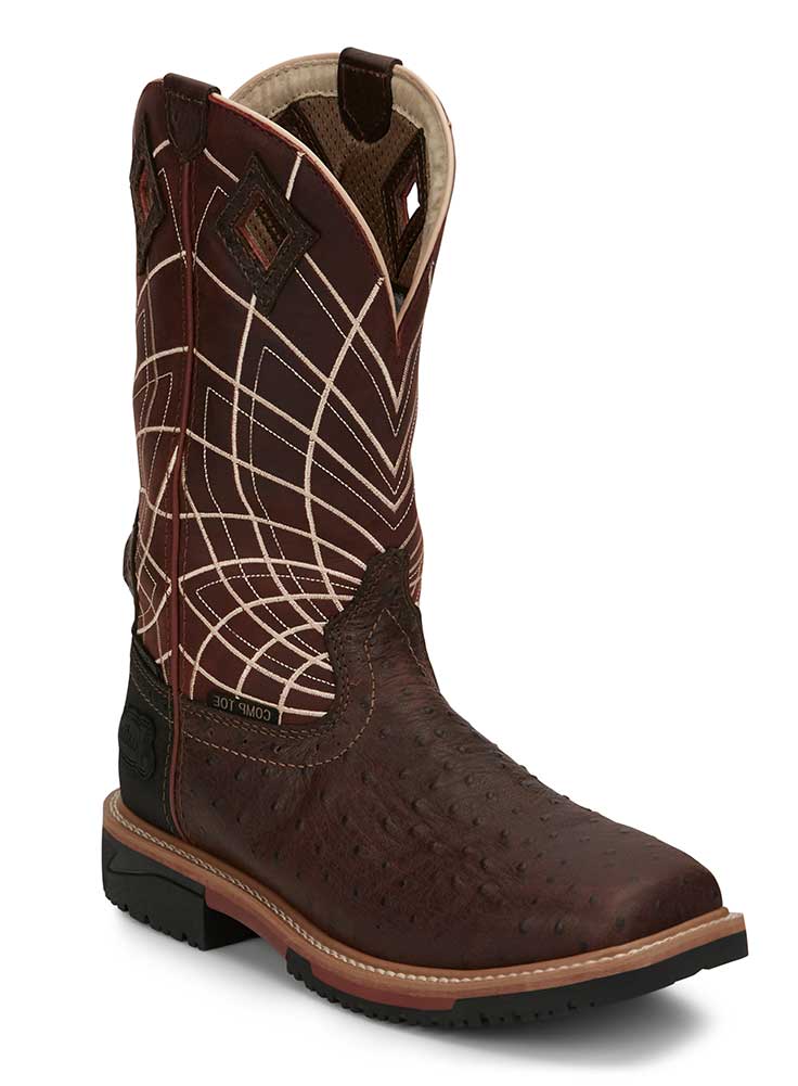 Justin Men's Derrickman 12 Inch CT Work