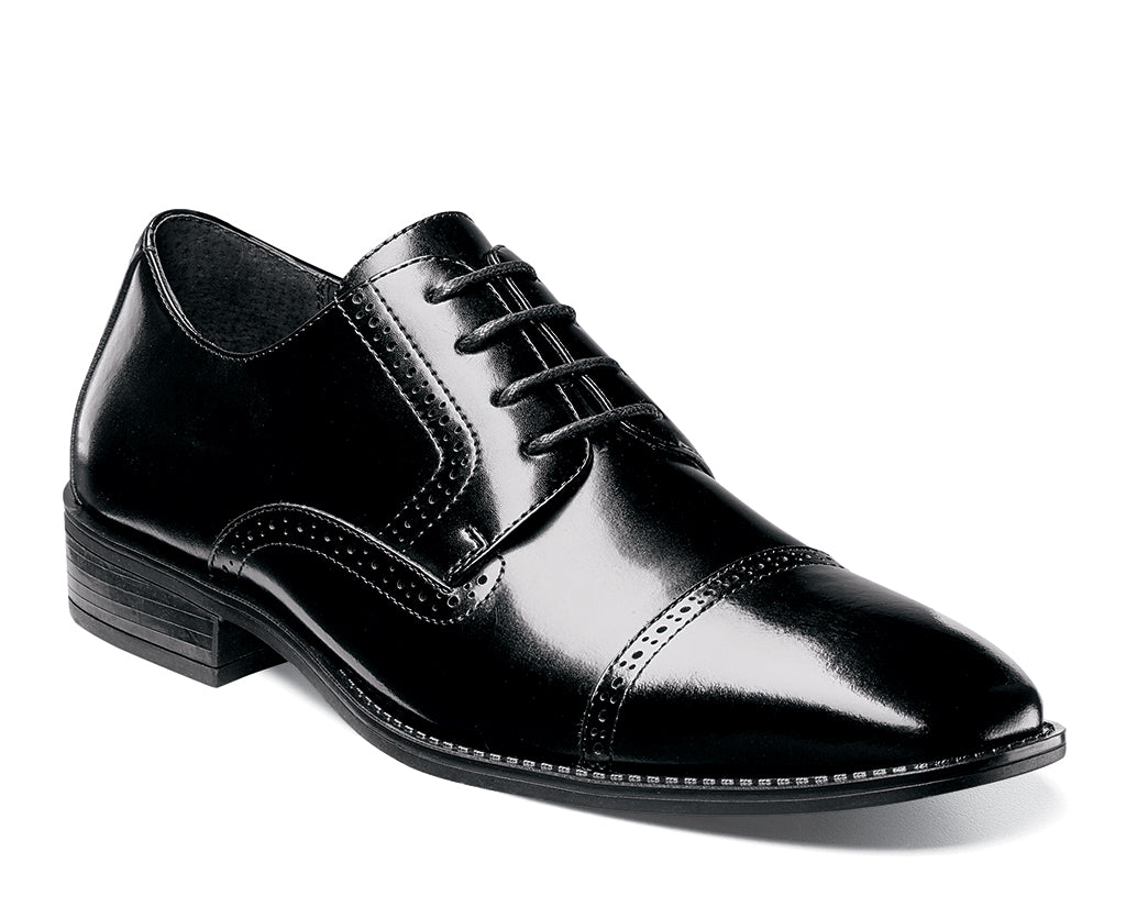 Stacy Adams Men's Abbott Cap Toe Slip-Resistant Oxford