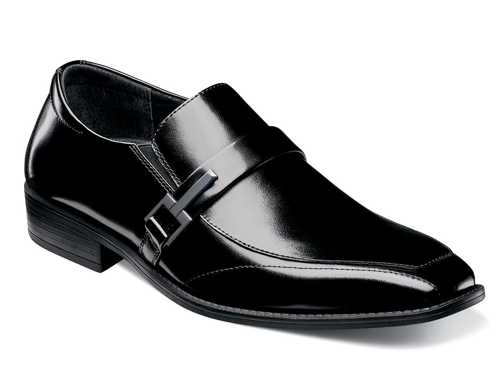 Stacy Adams Men's Abram Moc Toe Bit Slip-Resistant Loafer