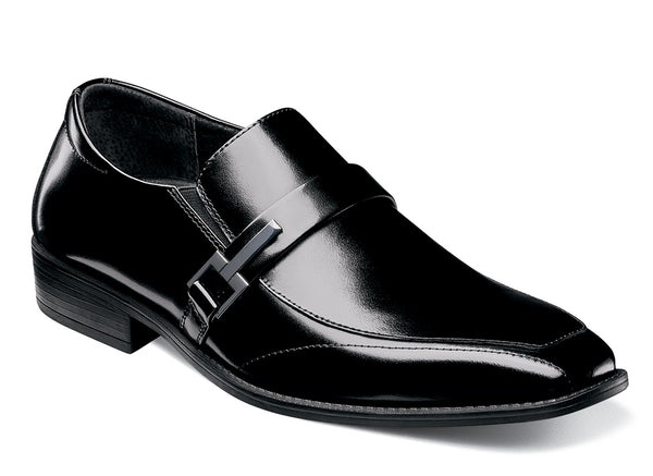 Stacy Adams Men's Abram Moc Toe Bit Slip-Resistant Loafer