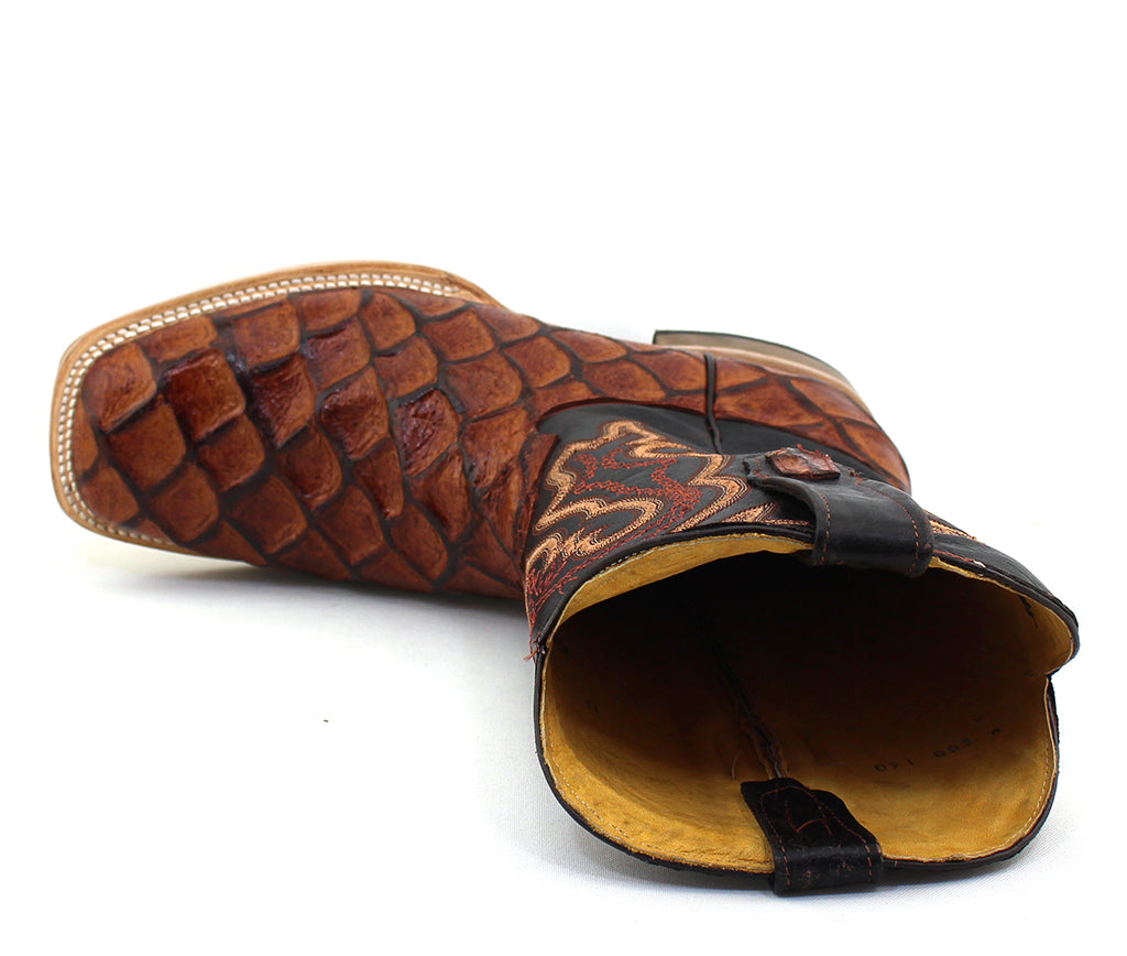 Cowtown Boots Men's Fish Print Boot