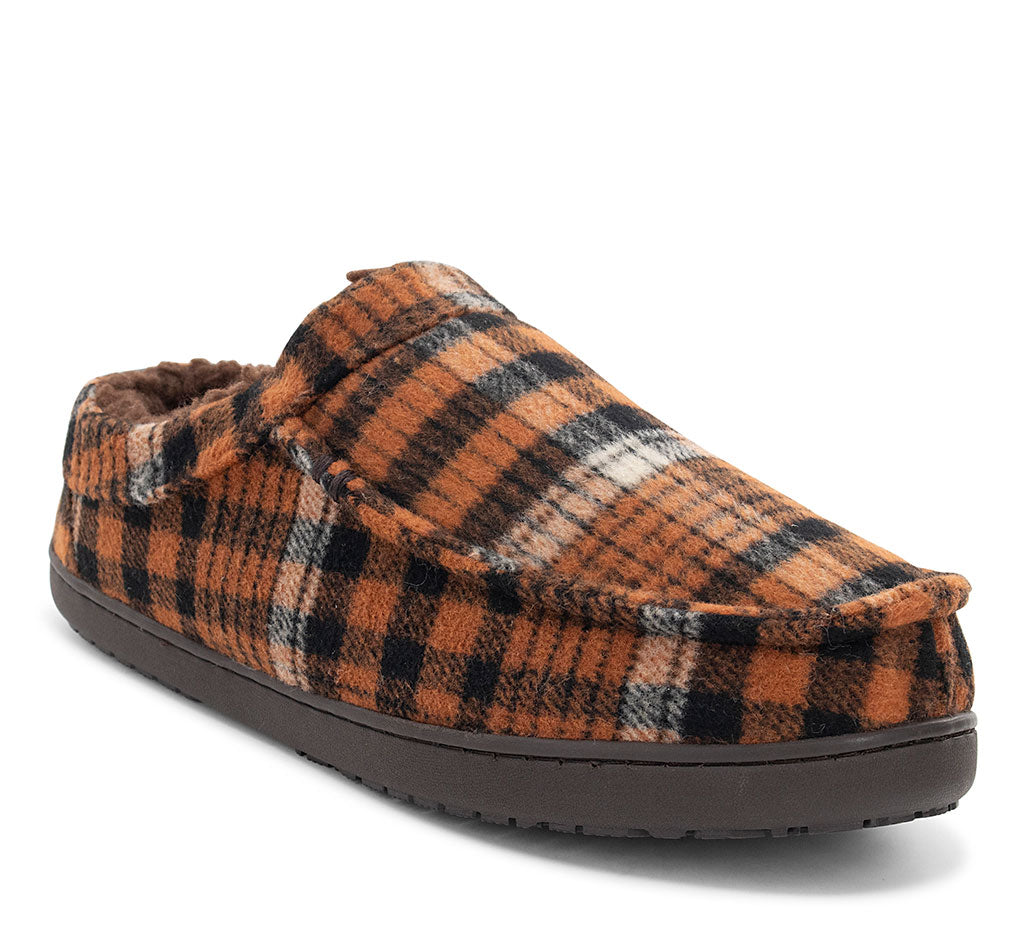 Western Chief Men's Boxer Plaid Slipper