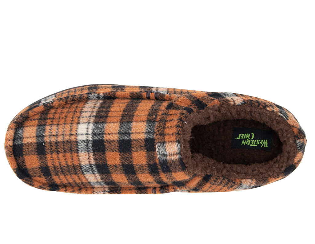 Western Chief Men's Boxer Plaid Slipper