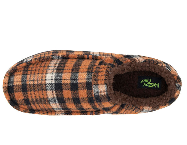 Western Chief Men's Boxer Plaid Slipper
