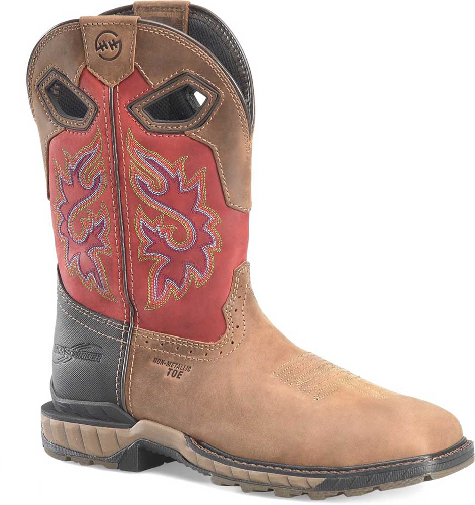 Double-H Boots Men's 11"" Wp Wide Sq