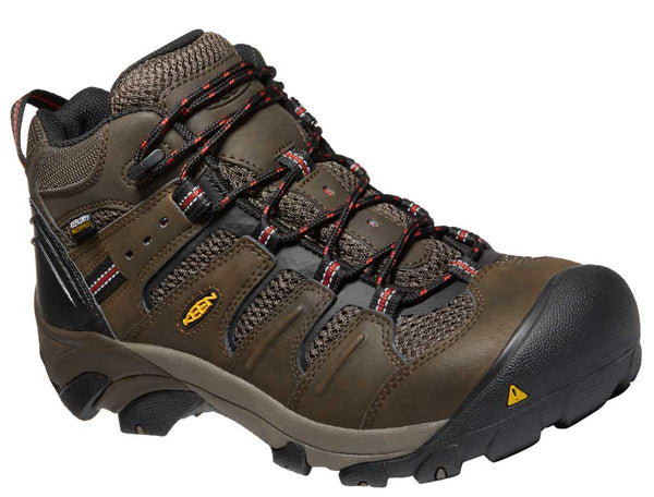 KEEN Utility Men's Lansing Mid WP ST Cascade Brown Brindle