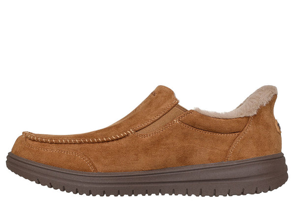 Skechers Men's Slip-Ins Relaxed Fit Murette Scofield Moc Toe Slipper