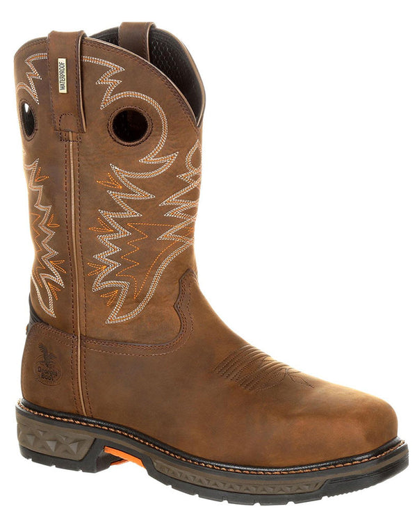 Georgia Boot Men's Carbo-Tec Alloy Toe WP Pull-On
