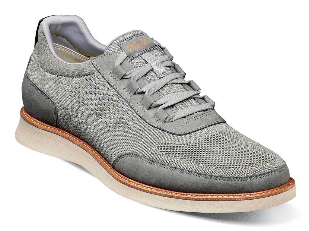 Florsheim Men's Launch Knit Elastic Lace Moc Toe Slip-On