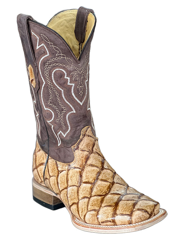 Cowtown Boots Men's Fish Print Boot