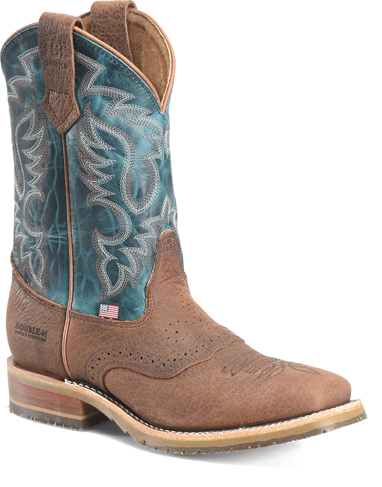 Double-H Boots Men's Hudson 11 Inch Electrical Hazard Slip
