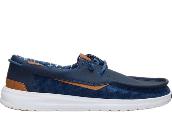Hey Dude Men's Welsh Grip Heathered Mesh Boat Shoe