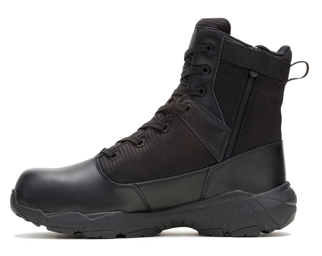 Work Merrell Men's Fullbench 8 Inch Tactical Zip Waterproof Carbon Toe