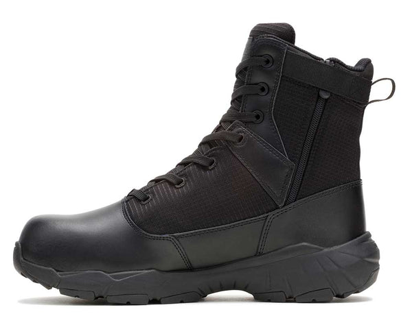 Work Merrell Men's Fullbench 8 Inch Tactical Zip Waterproof Carbon Toe