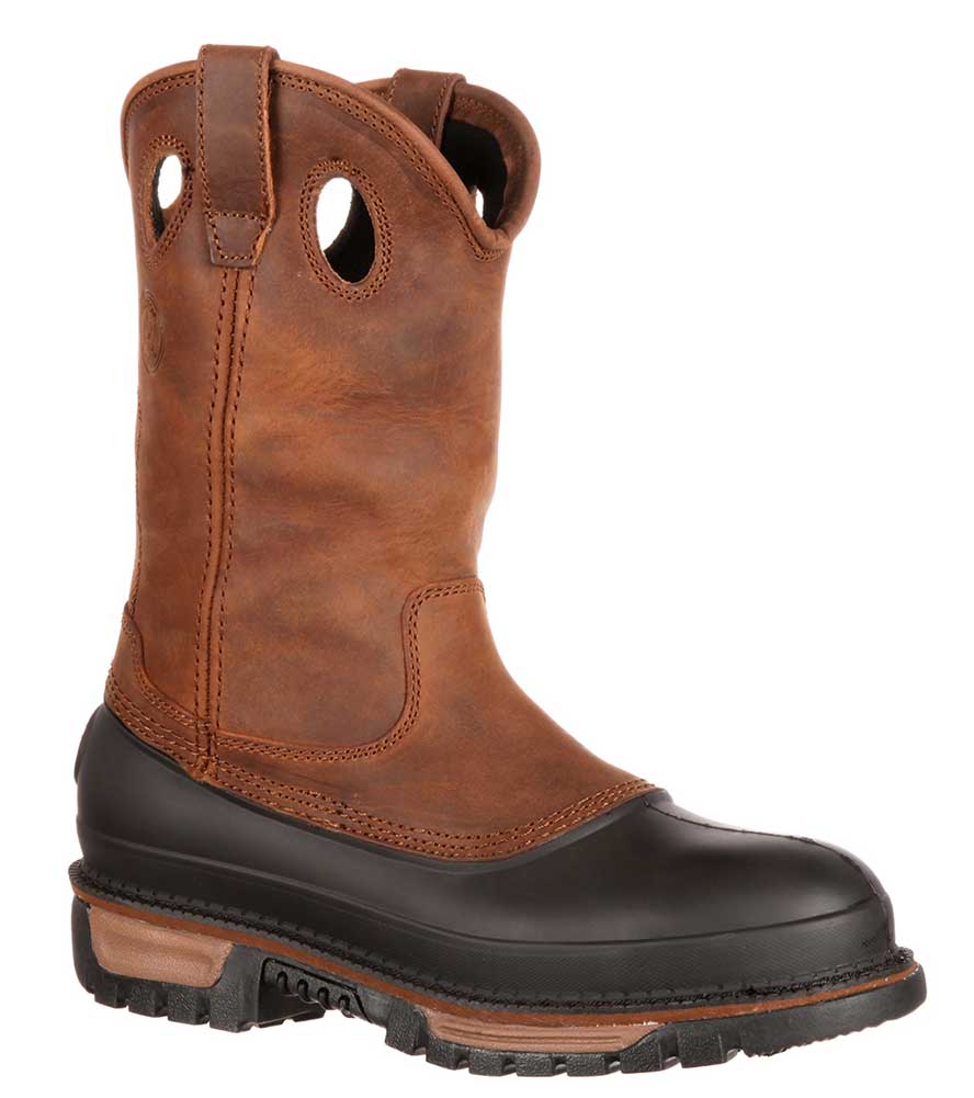 Georgia Boot Men's Muddog Steel Toe Waterproof Wellington