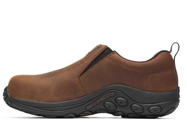 Merrell Men's Jungle Moc Leather Hi-Vis Carbon Toe Waterproof Shoe