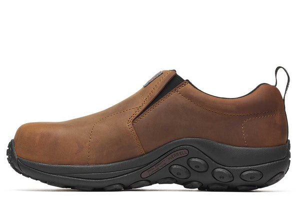 Merrell Men's Jungle Moc Leather Hi-Vis Carbon Toe SD10 Waterproof Sho