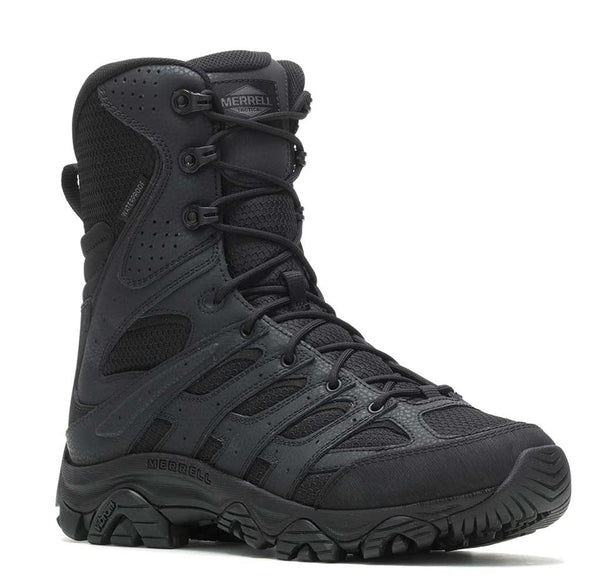 Work Merrell Men's Moab 3 8 Inch Tactical Zip Waterproof Boot