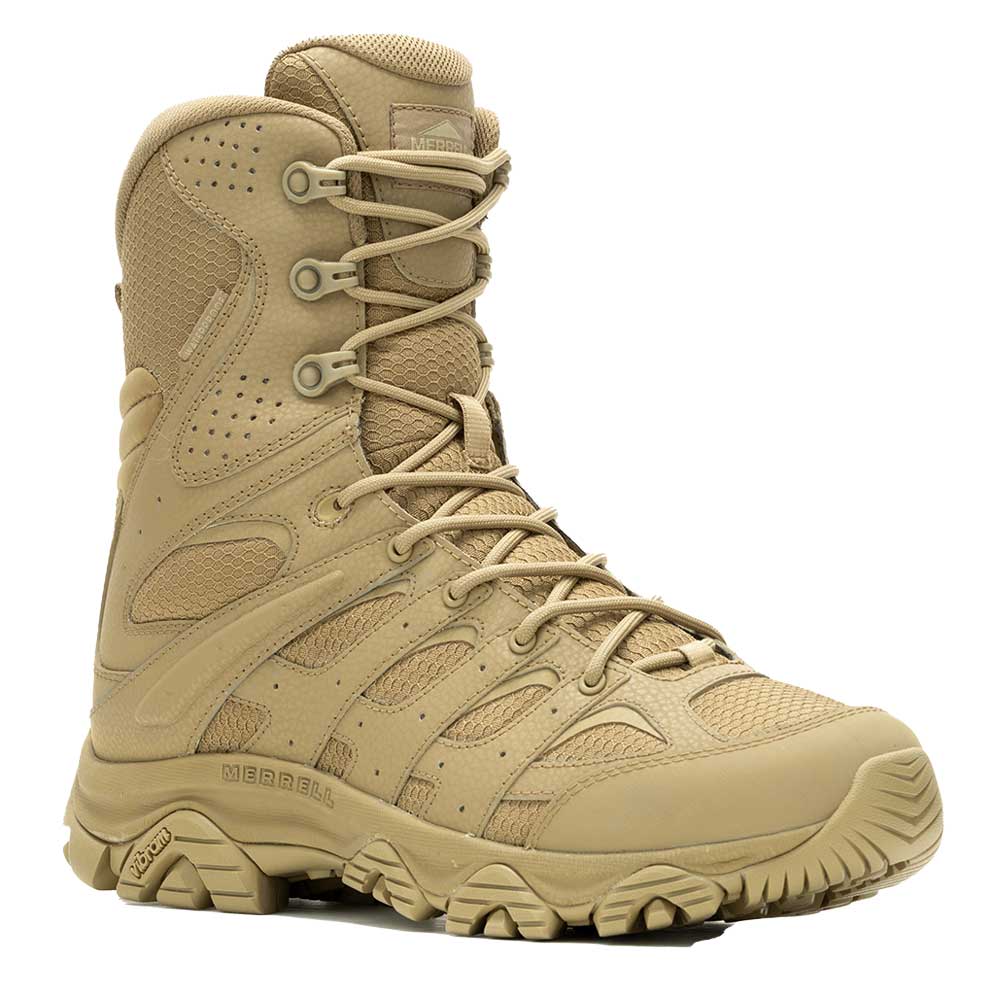 Work Merrell Men's Moab 3 8 Inch Tactical Zip Waterproof Boot