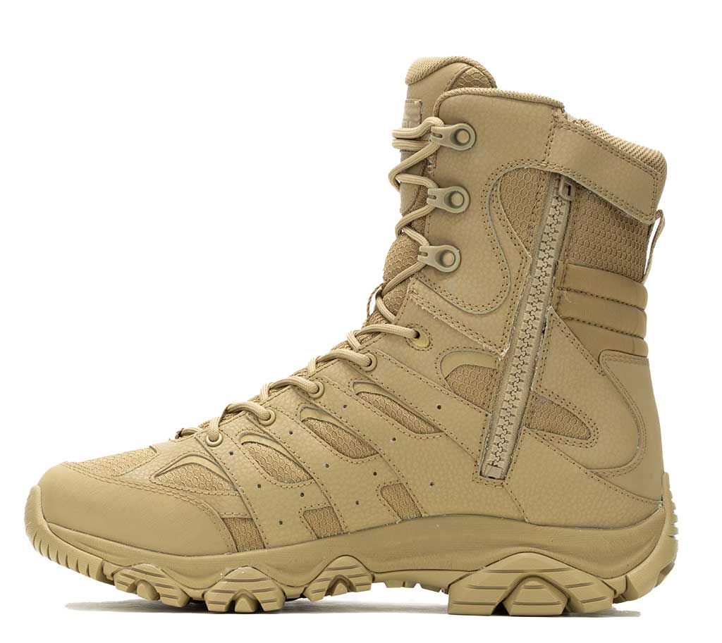 Work Merrell Men's Moab 3 8 Inch Tactical Zip Waterproof Boot