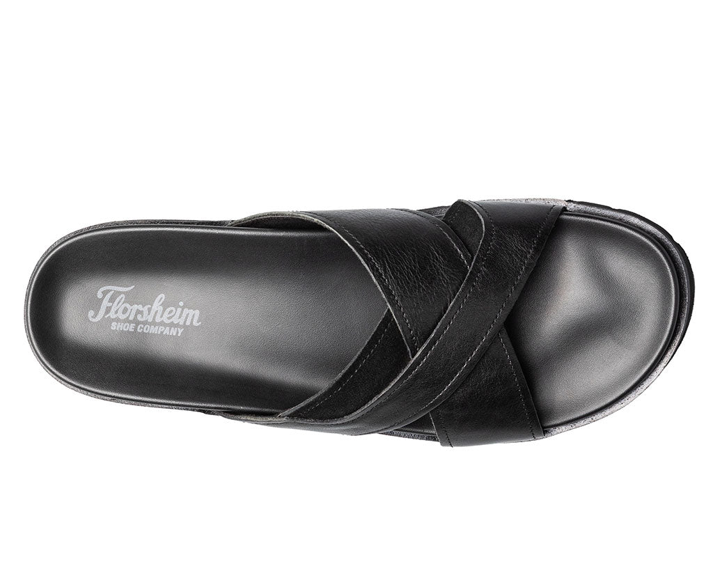 Florsheim Men's Bayside Cross Strap Slide Sandal