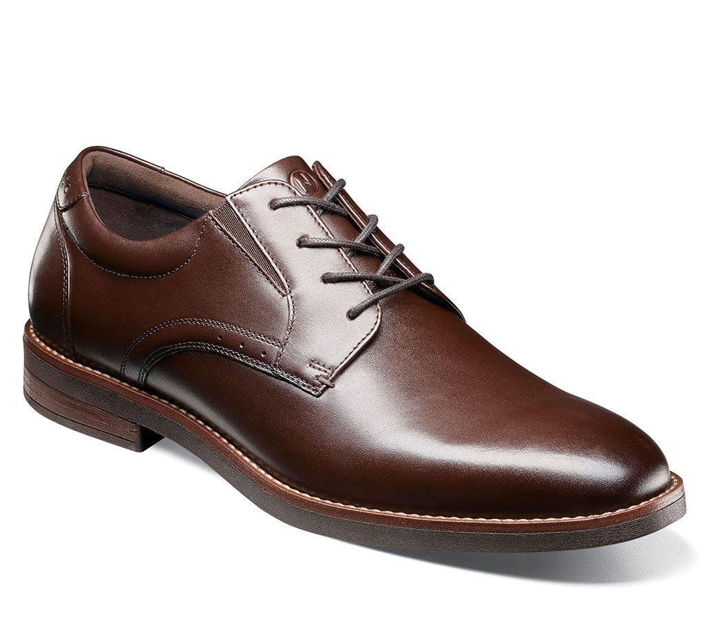 Nunn Bush Men's Fitz Flex Plain Toe Oxford