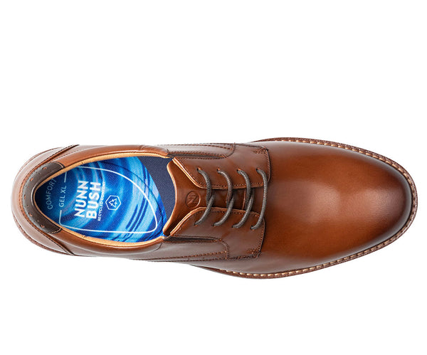 Nunn Bush Men's Fitz Flex Plain Toe Oxford