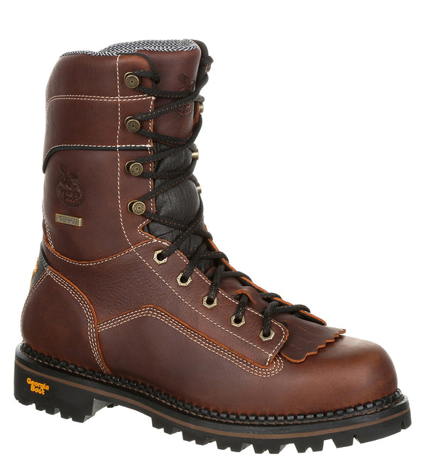 Georgia Boot Men's 9 Inch WP CT AMP LT Logger Low Heel