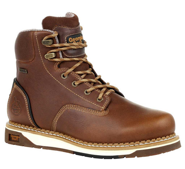 Georgia Boot Men's 6 Inch ST WP AMP LT Wedge