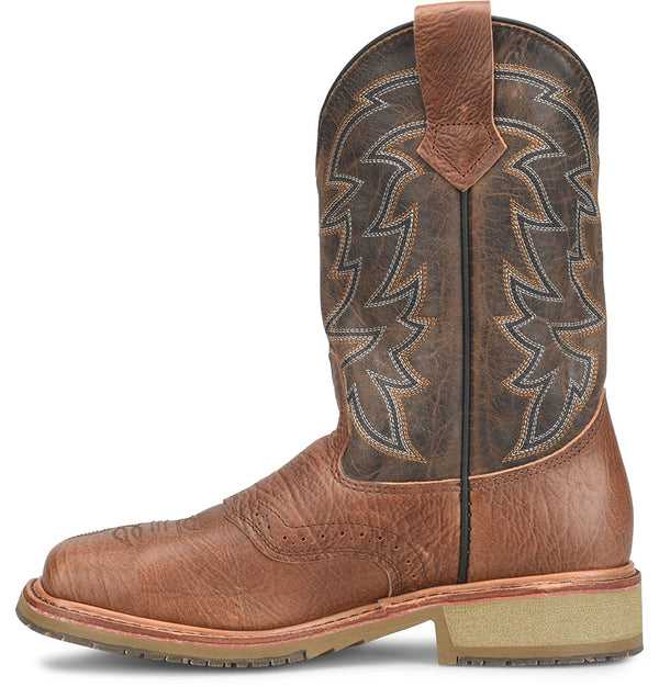Double-H Boots Men's Branch Steel Toe 11 Inch Union Built Work Boot