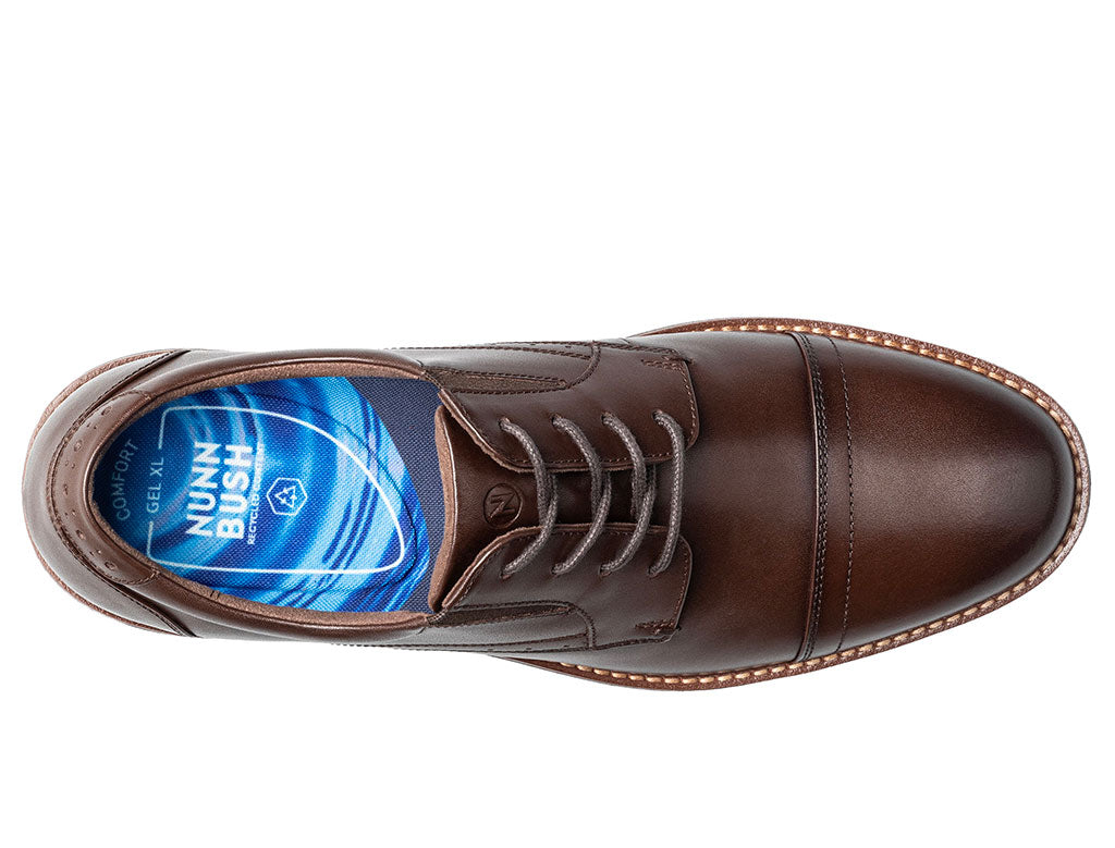 Nunn Bush Men's Fitz Flex Cap Toe Oxford
