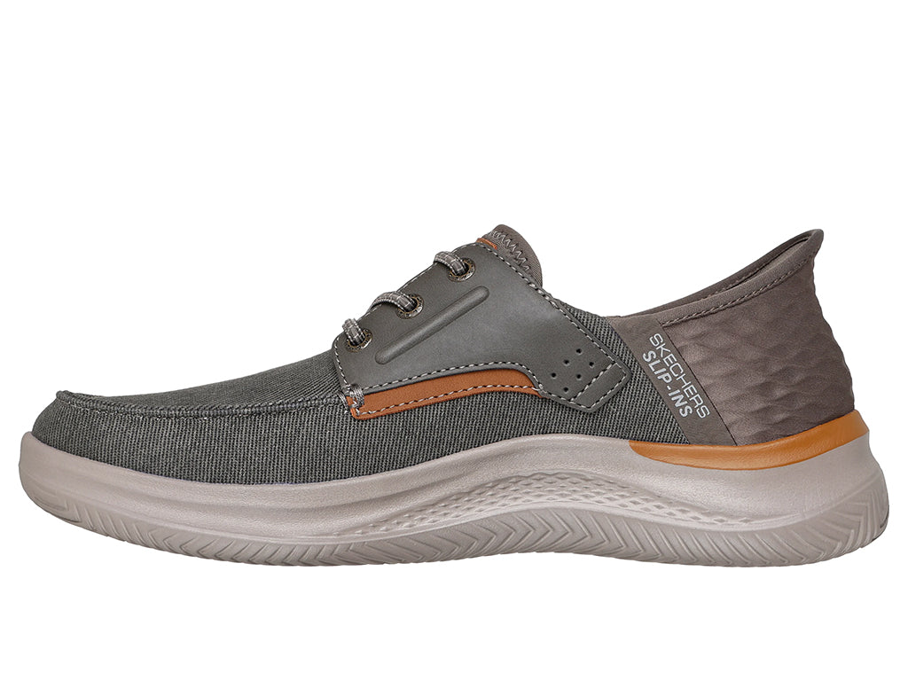 Skechers Men's Slip-Ins Relaxed Fit Hasting Niko Vegan Moc Loafer