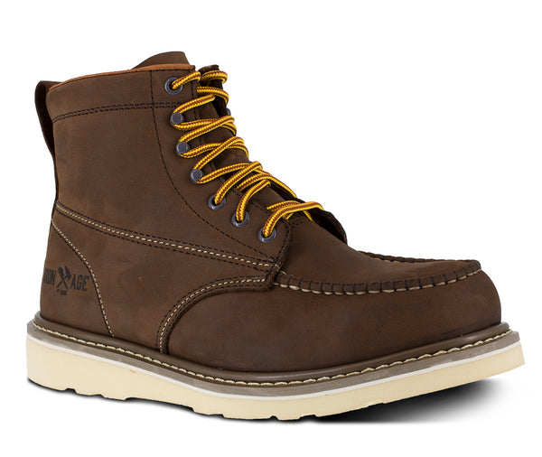 Iron Age Men's 6 Inch Reinforcer ST Brown